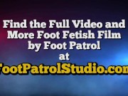 Interracial Footjob with Mena Carlisle and Archer Legend at Foot Patrol Studio 15/16