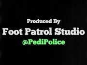 Interracial Footjob with Mena Carlisle and Archer Legend at Foot Patrol Studio 5/16