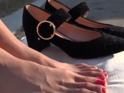 Pointed High Heels On Sexy Asian Feet 16/16