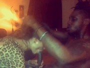 Leopard outfit on hot sexy model that fucks and sucks BBC like an animal (CUT) 9/16