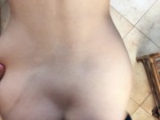 Horny Babe Public Blowjob and Hard Rough Fuck By The Panoramic Window 13/16