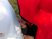 Red devil sucked all the cum from the guy 11/16