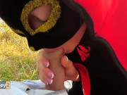 Red devil sucked all the cum from the guy 13/16