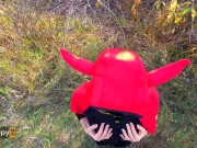 Red devil sucked all the cum from the guy 9/16