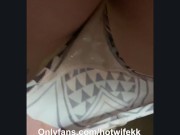 Hotwife comes home used after fucking her ex - sloppy seconds creampie  16/16