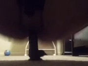 Fucking this tight pussy with this big black toy 12/16