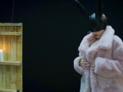 Hot Bunny is licking and fucking witha buttplug is in her Tight Ass - dripping pussy close up 1/16