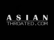 Asian deepthroat queen with a noisy throat 1/16
