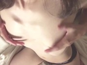 【おっぱいマッサージ 主観】彼氏に見てもらってるつもりでモミモミからの乳首イキ nipple massage masturbation orgasm Japanese 14/16
