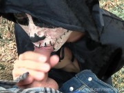 Halloween 2020 - Bone-sucker lures into the forest for get cum (HD 60fps Teaser) 15/16