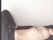 【寝起きオナニー】お昼寝からさめて乳首いじいじしてたらクリも敏感になっててどっちも気持ちよくなっちゃった masturbation nipple clitoris orgasm Japanese 15/16