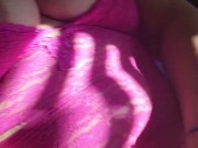 Halloween theme Puerto Rican thick milf fingers and plays with her toy.  2/16