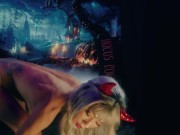 Enchantress RavenaRey Feeds Cock To Her Hungry Holes Then A Thick Load Of Cum To Her Fairy-Tale Nose 1/16