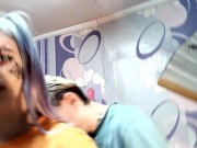 Решила подготовиться к Хеллоуину,но подготовку прервал неожиданный секс 1/16