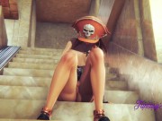 Guilty Gear Hentai 3D - May Is fucked in the stairs 6/16