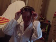 Young russian doctor Kabayeva exams and fucks her new client including anal sex - part 1 4/16