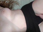 Ma demi-soeur en jupe adore sauter sur ma queue !!! 4/16