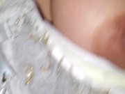 Little Latina Cheating on Halloween with neighbor while boyfriends out. 15/16