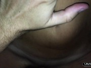 POV секс с девушкой со спермой на животе 7/16