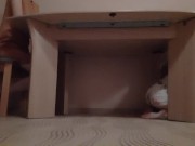 Когда мы с мачехой пили чай и болтали, моя девушка лизала мне киску под столом - lesbian_illusion 14/16