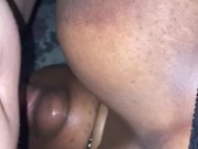 Wife not home: black throat fucked, and licks rims Daddy's ass!! REAL!! 8/16