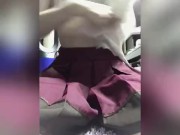 パイパン女子、全力かわいい服着て陶酔オナニー！くちゅ音いっぱい聞いてくださいね♡（自撮り、素人、無修正） 3/16