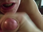 Hot Milf POV sucking poolboys cock swallows his cum 15/16