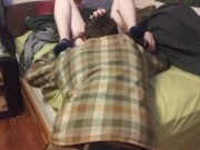 Sneaking a quickie while gf's parent's are in the next room(*CREAMPIE**) 3/16