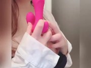 シャワーでびちょ濡れ！妊婦おっぱいオナニー 12/16