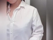 シャワーでびちょ濡れ！妊婦おっぱいオナニー 2/16