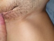 hairy lovers close up pussy casual morning fuck 3/16