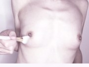 【おっぱい遊び】チクニーでオッパイと乳首のもっと気持ちいいところを探しています Japanese amateur massage nipple masturbation Pleasure 16/16