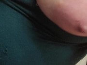 Puerto Rican thick milf tease and touches,  pussy play from the back. Pretty phat cat juices  16/16