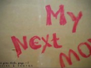 Young lady naked on the balcony is touching her pussy. Flexible body 16/16