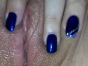 Hotwife's beautiful creampied pussy 13/16