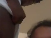 Sucking his dick before my boyfriend walks in 15/16