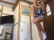 Scarlet get first deepthroat lesson. 2/16