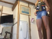 Scarlet get first deepthroat lesson. 4/16