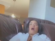 Brazilian bombshell has creamy orgasm till her eyes roll back 16/16