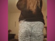 Grey sweatpants pussy worship 1/16