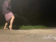 Naughty Girl Power Washes her Driveway with Piss, my Stream went so far! Who wants a Golden Shower 7/16