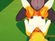 Digimon Hentai 3D Furry - Tomon have sex with black dog 11/16