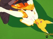Digimon Hentai 3D Furry - Tomon have sex with black dog 12/16