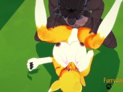 Digimon Hentai 3D Furry - Tomon have sex with black dog 14/16