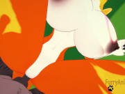 Digimon Hentai 3D Furry - Tomon have sex with black dog 15/16