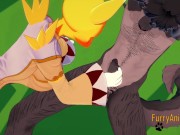 Digimon Hentai 3D Furry - Tomon have sex with black dog 3/16