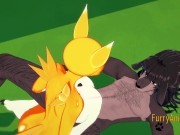 Digimon Hentai 3D Furry - Tomon have sex with black dog 6/16