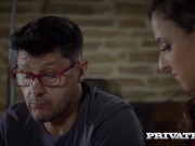 PRIVATE com - Big Titty Zazie Skymm Blows Hard Dick & Gets Anal Creampied! 7/16