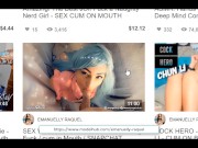 AHEGAO Novinha safada cosplay na banheira punheta guiada controlada joi portugues porra na cara 16/16