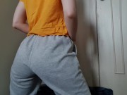 I wet myself in my gray pants 1/16